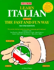 Learn Italian the Fast and Fun Way with Book - Paperback - VERY GOOD