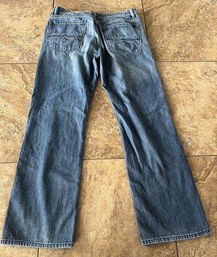 Buffalo David Bitton Mens Jeans Size 34 Blue Button Fit 33X 31 - Picture 4 of 7