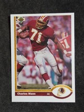 1991 Upper Deck Charles Mann Washington Redskins #278 Football Card