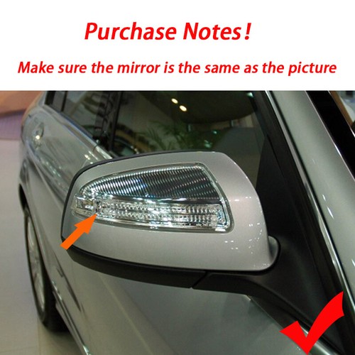 2X Señal de luz de espejo retrovisor lateral para Mercedes Benz C300 C350 2008-2012 2008-2011 - Imagen 5 de 13