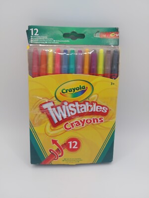 3x Crayola Drehstifte 12er Pack verschiedene Farben B31