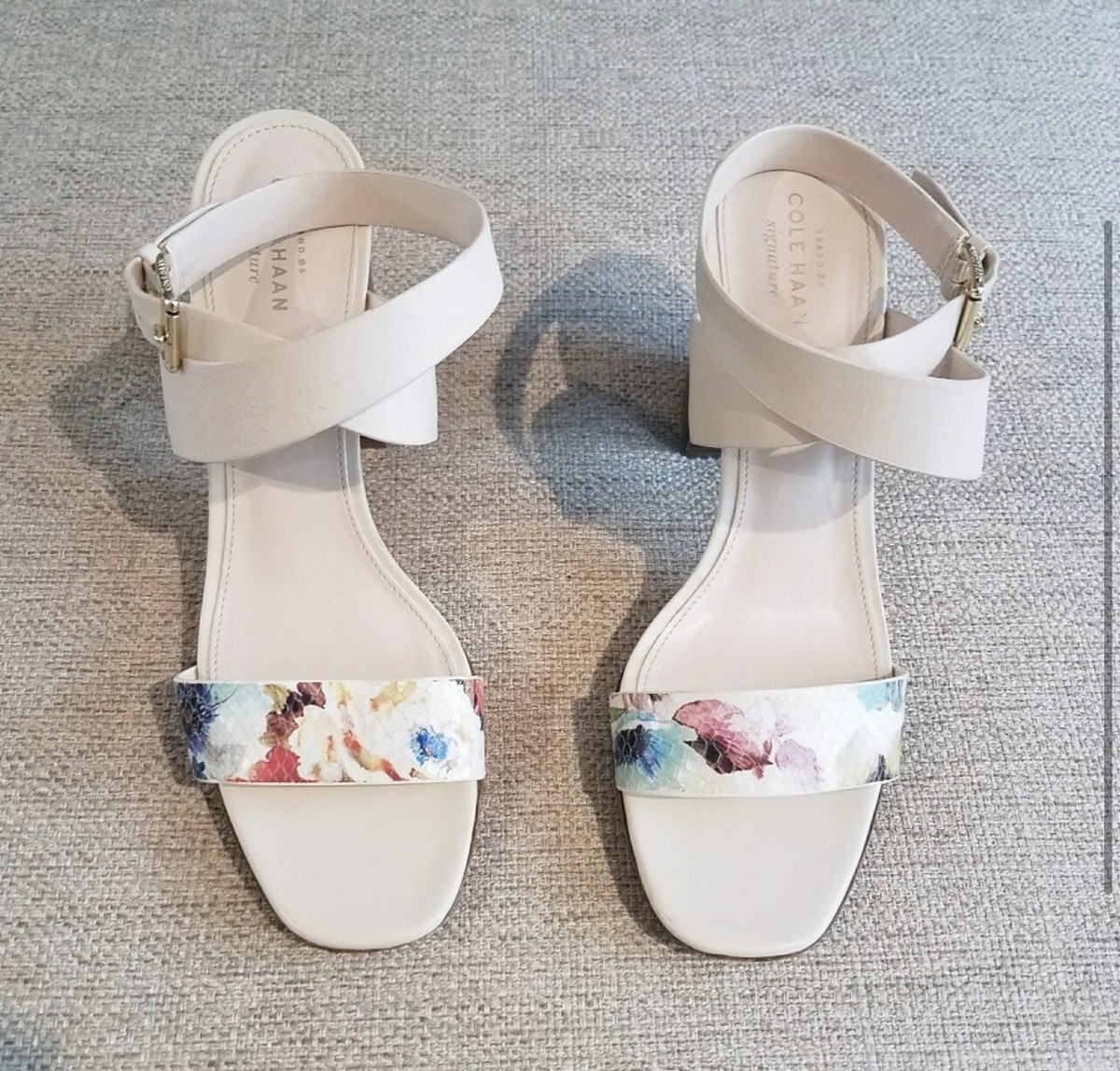 Cole Haan Fenley High Block Heel Snakeskin Sandals Size 9 | eBay Cole Haan Fenley High Block Heel Snakeskin Sandals Size 9 | eBay
