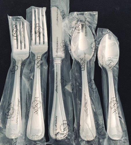 NEW Lenox VINTAGE JEWEL You Choose Piece CHOICE Glossy Stainless Flatware NEW - Picture 2 of 7