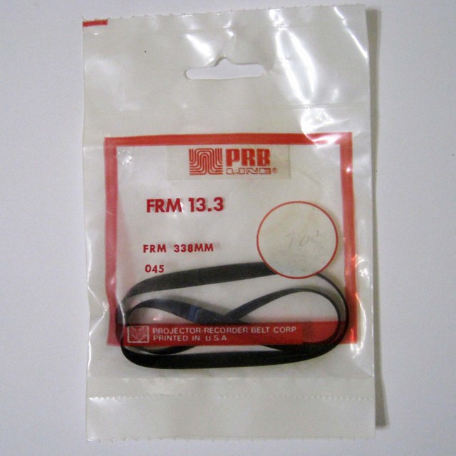 PRB FRM 13.3 FRM13.3 Flat Rubber Stereo Tape Drive Belt In Pack for