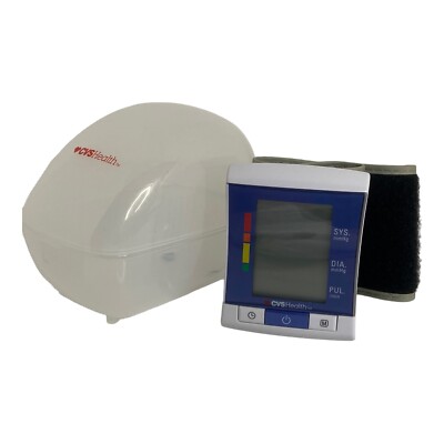   CVS WRIST BLOOD PRESSURE BP3MY1-2E HEALTH SERIES 400W SURE MONITOR WORKS EUC