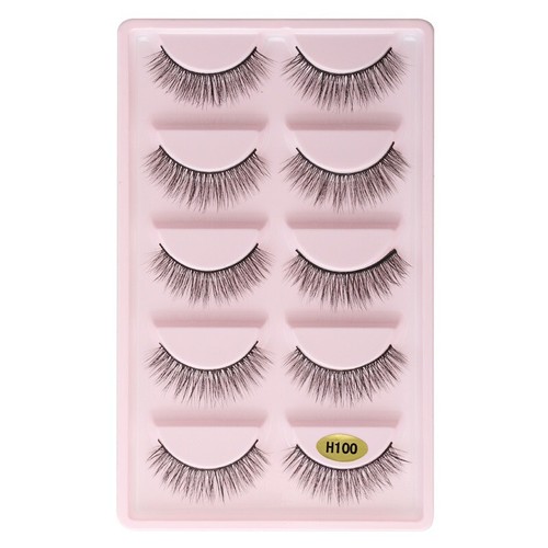 3D Nerz Wimpern natürliche weiche Wimpern dramatische falsche Wimpern Faux Cils Make-ups - Bild 6 von 23
