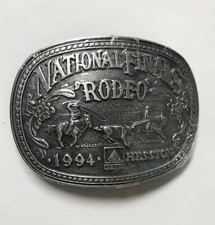 VTG Hesston National Finals Rodeo Rare 1994 NFR Belt Buckle AGCO Series Limited
