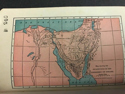The Holy Bible King James Version Colored Maps. Red edges, Leather Cover - Picture 5 of 12