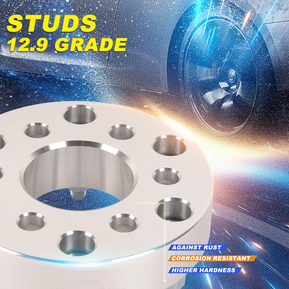 Espaciador adaptador de rueda 4x 1,5 grueso 6x4,5 a 6x5,5 para Nissan Frontier Pathfinder Foto 4 de 4