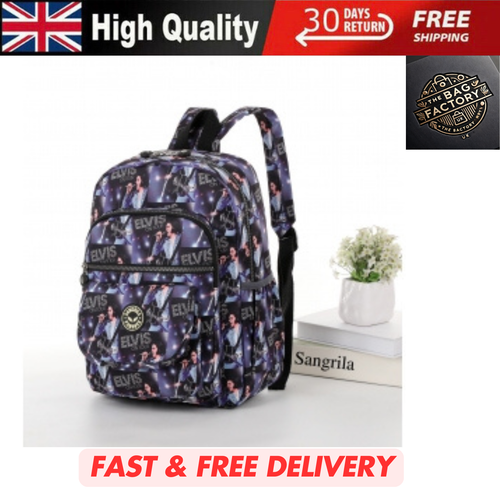 UNISEX BACKPACK GYM TRAVEL SCHOOL WOMEN'S SHOULDER RUCKSACK BAG LIGHTWEIGHT KB - Picture 18 of 24