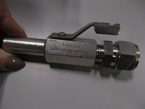 HOSCO SSBV-10TUBE-10TF-316 KUGELHAHN, 5/8" ROHRSTUMMEL X TUBE FIT - Bild 1 von 3