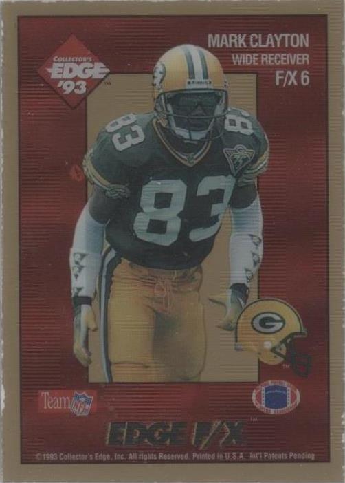 1993 Collector's Edge Mark Clayton #F/X6 - 1 of 2