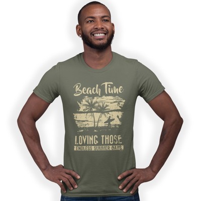 T-Shirt Beach Time Loving Those Endless Sommertage Geschenkgrößen S - 3XL