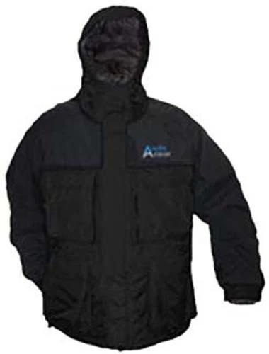 Arctic Armor Floating Extreme Weather Ice Fishing Jacket Black MED