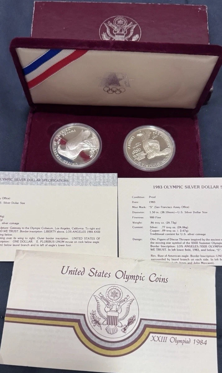 1983 U.S. Mint Certified Proof US Commemorative Coins for sale | eBay