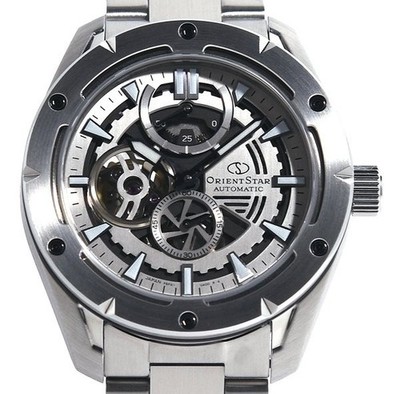 Orient Star RK-AV0A02S F6F4-UAF0 Automatik Silber Skelett Armband Herrenuhr