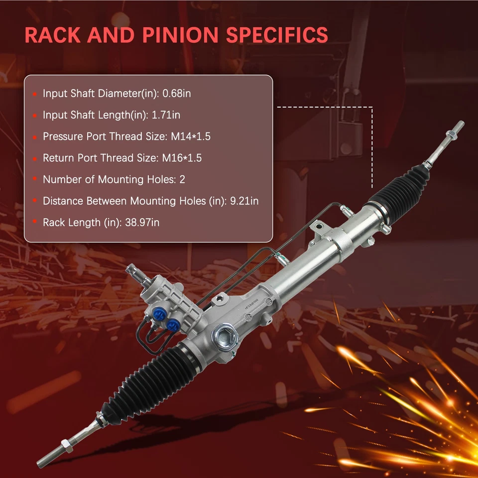 NUEVO soporte de dirección asistida y piñón 26-1822 para BMW 318i 320i 323i 325i 328i M3 Z3 Foto 3 de 4