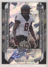 2021 Leaf Metal Draft Black Crystals /10 Rodarius Williams #BA-RW2 Auto 0nj5