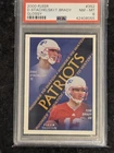 2000 Fleer Glossy Tom Brady #352-  PSA 8
