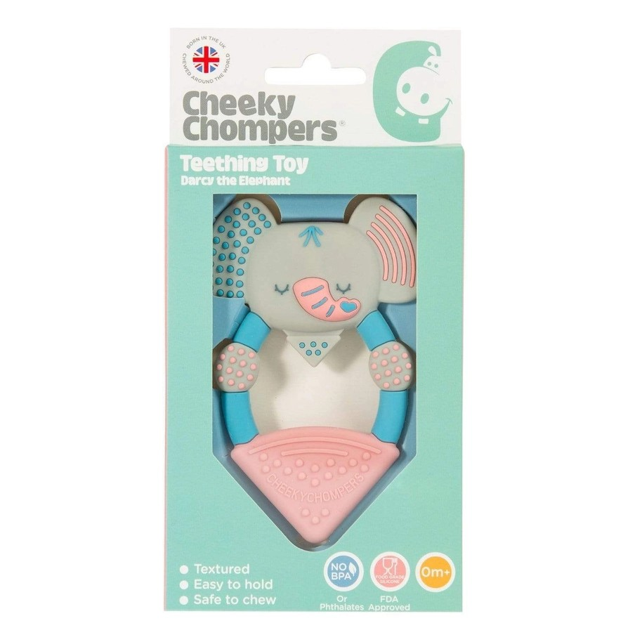 DARCY THE ELEPHANT  TEETHING TOY - SUITABLE FROM BIRTH **NEW AND BOXED**