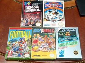 Nintendo Console W/12 CIB NES Games *OBO*