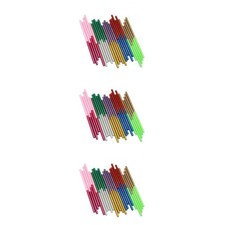  150 pcs Glitter Glue Sticks, 10 Colors Adhesive Hot Glue Sticks (Grey Gold & 0.21 per stick