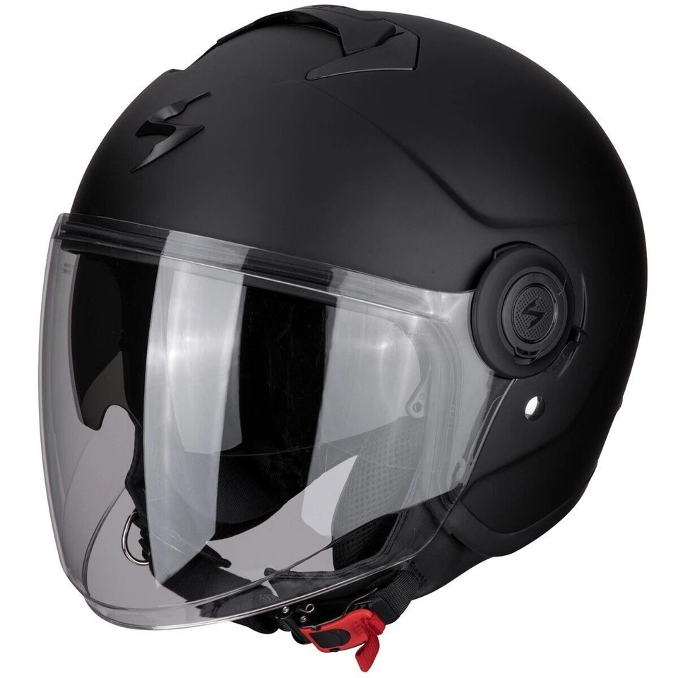 Casco Jet Scorpion Exo City Solid Nero Opaco