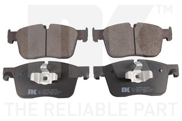 Nk Bremsbelagsatz Scheibenbremse 224038 FüR Range Pace Xf Xe Landrover Rover TD4-image