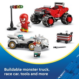LEGO Sonic The Hedgehog Silver's Car VS Knuckles' Monster Truck Set 77118 NIB