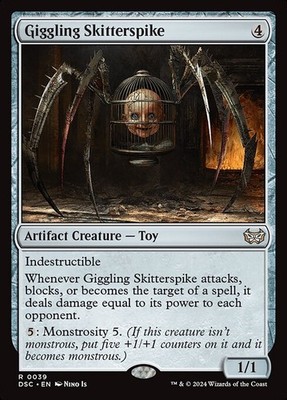MTG Giggling Skitterspike [DSC] #39