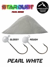 Stardust Plastic Coating Powder for Fishing Weights Color: Pearl White
