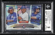 2018 Bowman Talent Pipeline Rowdy Tellez Vladimir Guerrero Jr BGS 9 MINT 6z2
