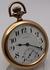 1906 E.Howard Series 0 16s Model 1907 23J GF RailRoad Pocket Watch RUNS — photo 4