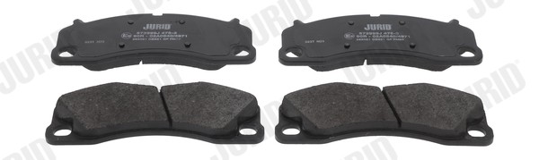 Front JURID 573999J Brake Pad Set, disc brake for PORSCHE