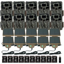 Browning Dark Ops Pro X 1080 Trail Camera 10-Pack with Accessories Bundle