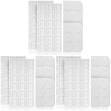 3 Count Schrankstopper Möbelstoßstangen Gla -Eckschützer Schrankpolster