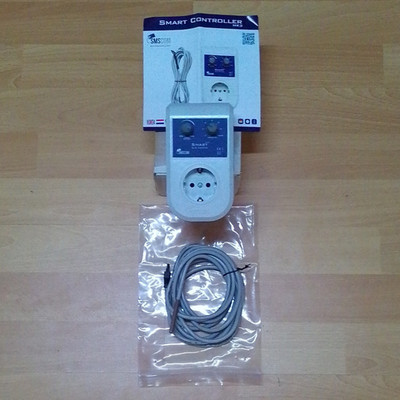 SMSCOM Smart Controller MK2e Smart-Zwischenstecker 00-4000-EU Typ F grau