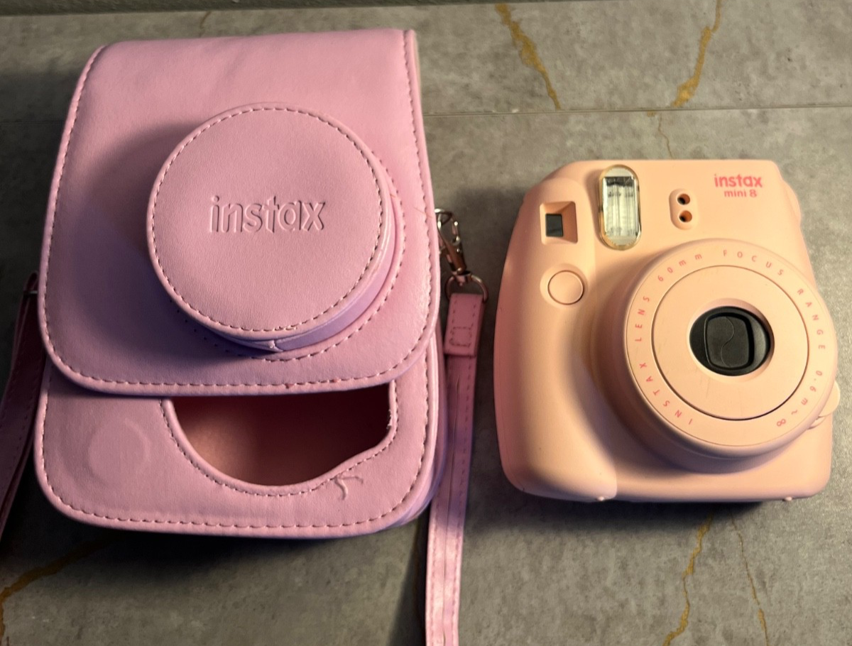 Fujifilm Instax Mini 8 Film Instant Camera (Pink) Tested Works