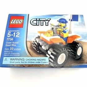 Lego City 7736 Coast Guard Quad Bike NEW