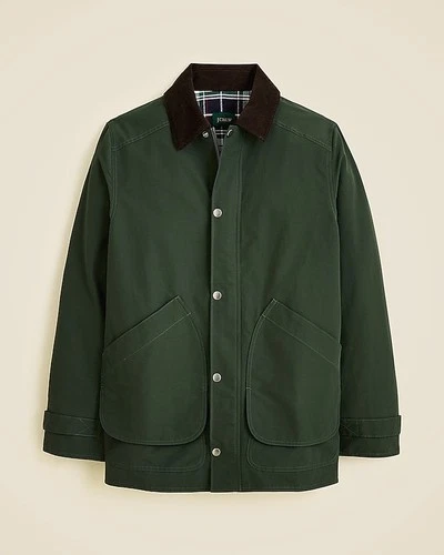 New J Crew Jacket Men's Green Barn Chore Jacket Heritage 1993 Large NWT $198