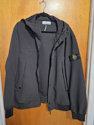 Stone Island Hooded Black Jacket Size XL