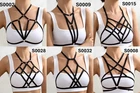 Women’s Black Elastic Harness Bra / Chest Harness – Multiple Styles