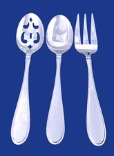 Cambridge Evanston Sand Stainless Frost Handle - 3 Piece Hostess Set