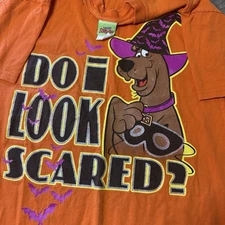 Vintage Y2K Cartoon Network Scooby-Doo Halloween Promo Tee Graphic T-Shirt Large