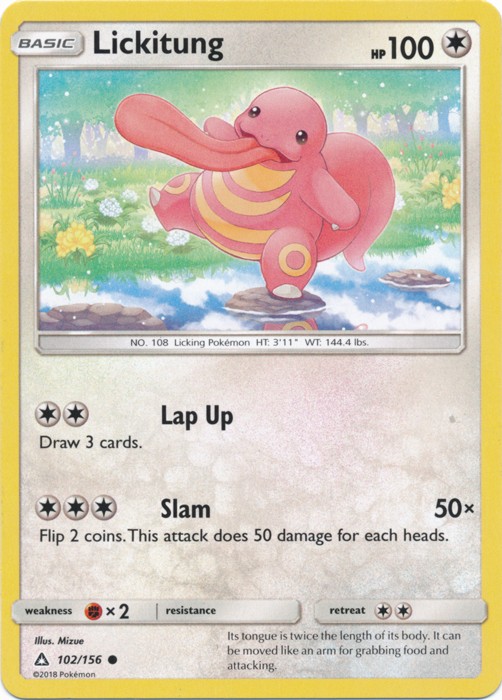 Lickitung - 102/156 - Common - Heavily Played