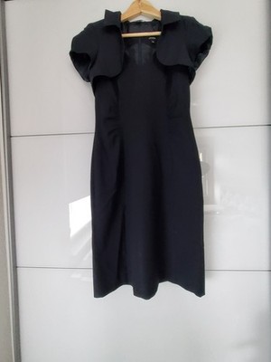 Comma Etuikleid mit Bolero DUNKELBLAU Gr. 36 WIE NEU