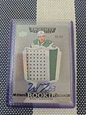 2022-23 Wyatt Johnston Exquisite Collection Cup Rookie Patch Auto #/53 STARS RPA
