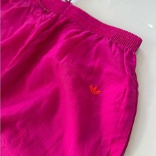 Adidas Originals Hot Pink Nylon Track Pants Size L