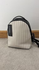 Fiorelli Anouk Backpack Rucksack New with tags RRP £59 Black White Stripe