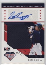 2019 Panini USA Baseball Stars & Stripes Jerseys 134/199 Roc Riggio Auto s3g